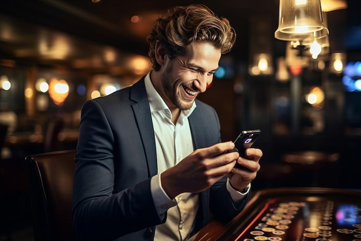 Akses mobile untuk pemain di mana saja Pengguna bermain Auto Roulette di perangkat mobile